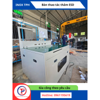Bàn thao tác sơn tĩnh điện dán thảm ESD Phú Thọ