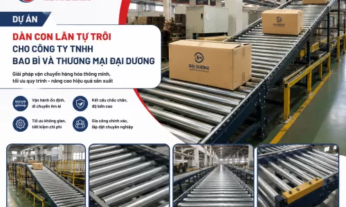 Dự án dàn con lăn tự trôi cho Công ty Đại Dương