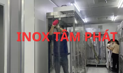 Gia Công Lắp Đặt Tủ Inox Tích Hợp FFU KCN Phú Hà